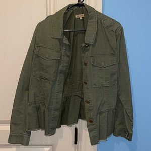 Army green jacket